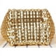 thumbnail image 4 of Xiao Hua Bolso de hombro tejido para mujer, bolso de mano y neceser, elegante bolso de playa de verano, 14 x 13 x 23 cm (plateado)., 4 of 5