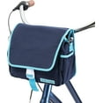 thumbnail image 6 of sixthreezero Bicycle Pannier Bag Rear Rack Trunk with Waterproof, Clip On Frame Mount, Shoulder Strap, Navy, 6 of 6
