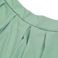 thumbnail image 7 of BadyminCSL Women's Bowknot Maid Dress Solid Color Contrast Color Splicing Sleeve Lace Dress, 7 of 7
