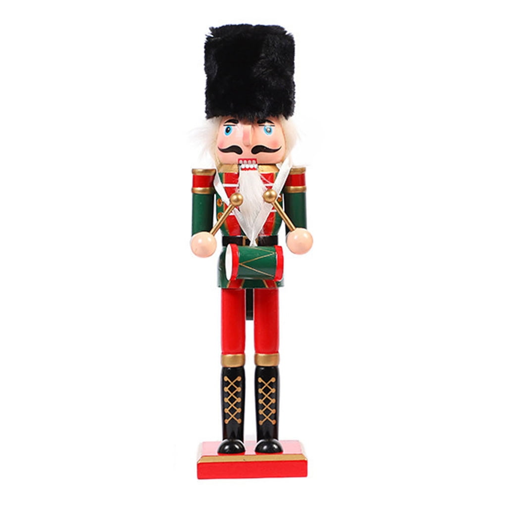 Christmas Nutcracker Ornaments Set, Wooden Christmas Nutcracker Figures