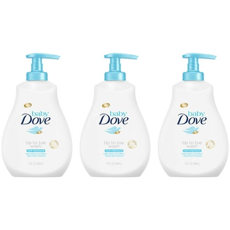 Baby Dove Rich Moisture Tip to Toe Wash, 13 oz, 3 (Best Temperature To Wash Baby Clothes)