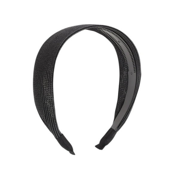 Unique Bargains 1 Pc Breathable Wide Headbands for Women Black