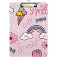thumbnail image 2 of GZHJMY Ice Cream Clipboard A4 Standard Size Decorative Clipboard with Low Profile Metal Clip for Students Men Women Classroom and Office Whiteboard Clipboards, 2 of 7