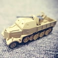 thumbnail image 3 of 1:72 medio de defensa Vehículo juguetes de montaje vehículo FK37 plástico estático modelo de exhibición para Hom Decoración Amarillo CUTICAT Estatua de vehículo blindado, 3 of 8