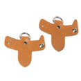 thumbnail image 3 of 2 anillos para correa de bolso, presillas para correa de bolso, hebillas para bolso sin perforaciones Naranja, 3 of 8