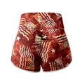 thumbnail image 5 of ZRBYWB Womens Shorts Womens Casual High Waist Running Shorts Independence Days Printed Workout Gym Shorts Comfort, 5 of 7