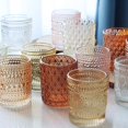 thumbnail image 3 of Portavelas votivos SHMILMH Glass, 12 unidades, 6 colores y 3 patrones, 3 of 7