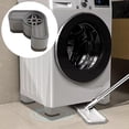 thumbnail image 2 of Washing Machine Vibration Pads - Heavy Duty Support Feet Mat,Anti-Slip Shock-Absorbing Stabilizer for Apartment Use Basement Installation Laundry Room Home Appliance Setup, 2 of 8