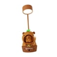 thumbnail image 3 of Lámpara de escritorio LED de Capybara luz de la noche recargable decoración de la habitación lámpara de mesa de dibujos animados para niños estudio de Césped, 3 of 8