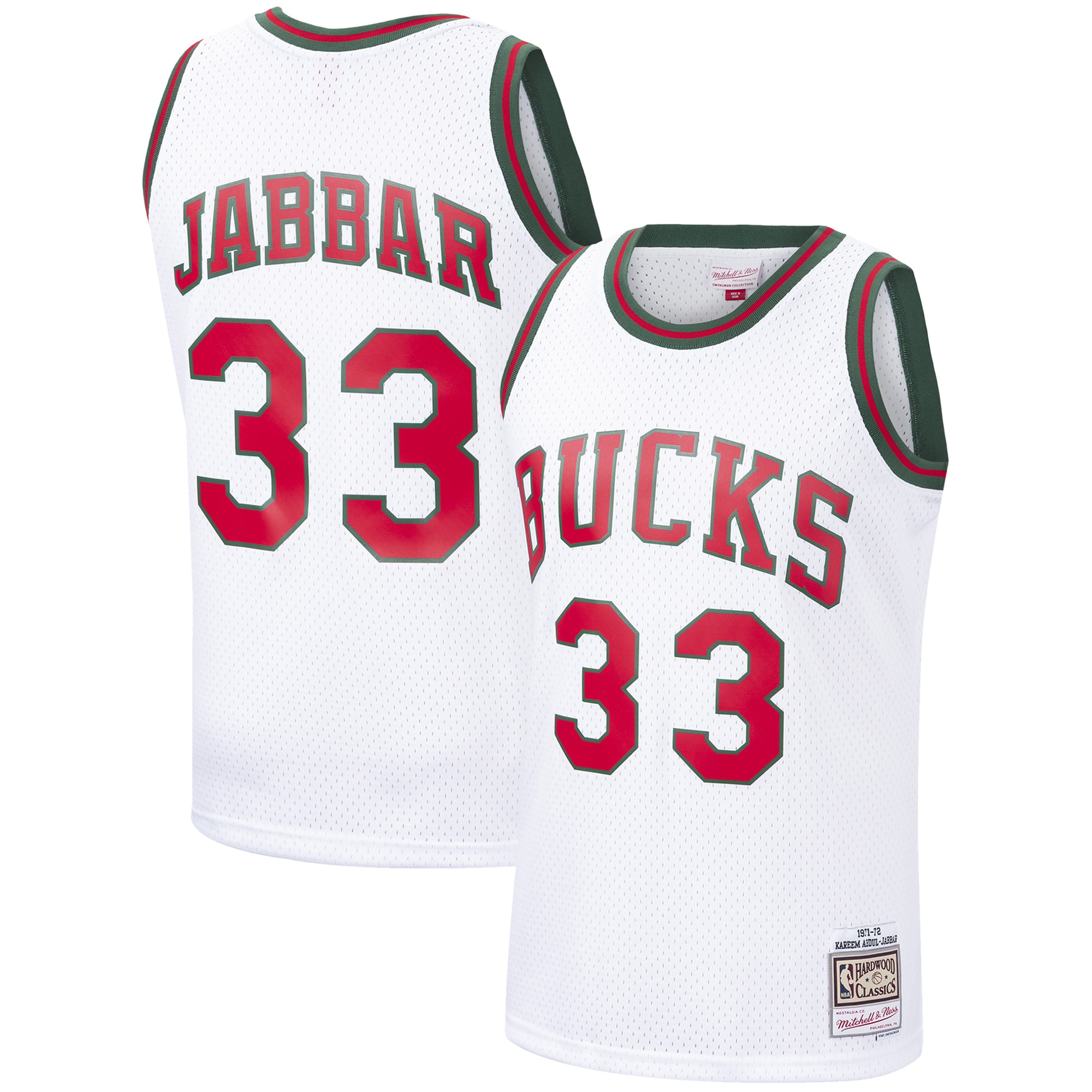 kareem abdul jabbar jersey bucks