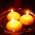 thumbnail image 3 of Mini velas flotantes de parafina para decoración de fiestas 16 Uds. (amarillo), 3 of 5