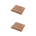 thumbnail image 2 of Inteprter Cojines para una experiencia de asiento lujosa y cómoda Cojín único de poliéster para exteriores Cojín para silla Café ligero 40 Café ligero 40*40cm 2Conjunto, 2 of 6