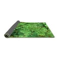 thumbnail image 2 of Ahgly Company Indoor Square Oriental Green Industrial Area Rugs, 5' Square, 2 of 4