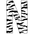thumbnail image 2 of 10in. Zebra Animal Print Letter Decals Stickers from A to Z, 2 of 2