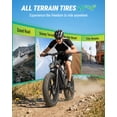 thumbnail image 6 of OUXI Electric Bike for Adults, 750W Electric Bicycle, 48V/13Ah Battery, 20'' Fat Tire Ebike, 38 Miles Range Mountain Bike for Cycling, 7 Speed E Bike, E-bike UL2849, 6 of 7