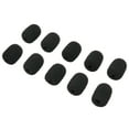 thumbnail image 3 of 10 Pcs Mini Headset Microphone High Elasticity Replacement Soft Sponge Sponge Windshield Microphone Cover Black, 3 of 9