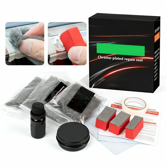 RAGUPEL Chrome Polish and Rust Remover Restore Vehicle Gloss Chrome Plating Restorer