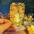 thumbnail image 2 of Metal Glowing Lantern Fridge Magnet Xian Cultural Refrigerator Sticker Products Chinese Souvenirs, 2 of 8