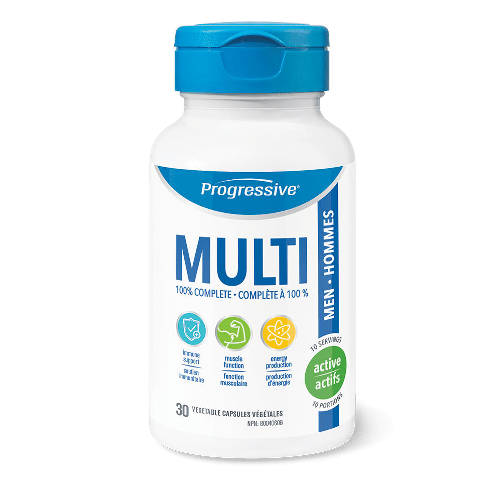 Progressive MultiVitamin for Active Men 30 Capsules | Walmart Canada