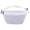 White, variant on Hollow Out Mesh Waist Bag Zipper Adjustable Hip Belt Bag For Sport Wide Shoulder Strap See Through Portable Mesh Purse Cycling