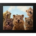 thumbnail image 2 of Heffernan, Lucia 14x12 Black Modern Framed Museum Art Print Titled - Selfie Down Under No. 2, 2 of 5