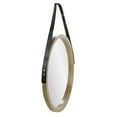 thumbnail image 5 of Northlight Miroir Rond Moderne Beige 21 Pouces avec Finition Grain de Bois, 5 of 5