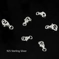 thumbnail image 7 of Alexcraft Lobster Claw Clasps with 2 Closed Jump Rings - 8/9/11mm Sterling Silver Lobster Clasp Bracelet Clasps and Closures Necklace Clasps for Jewelry Making 6Pcs, 7 of 7