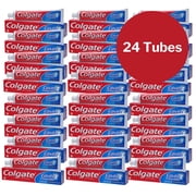 (24 pack) Colgate Cavity Protection Toothpaste with Fluoride, Minty Great Flavor, 2.5 oz Tube