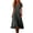 Dark Gray, variant on CIENVNSTG Dresses for Women Summer Short Sleeve V Neck Maxi Dress Plus Size Loose Casual Flowy Swing A Line Beach Sundress White L