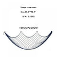 thumbnail image 3 of Decorative Fish Netting, Fishing Net Decor, Ocean Pirate Beach Theme Party Decorations, Mediterranean Decor,Blue, 3 of 7