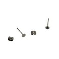 thumbnail image 4 of Abbraccia 6x200Pc 4mm Iron Earring Posts and Backs for DIY Earring Findings Black 6 Pcs, 4 of 10