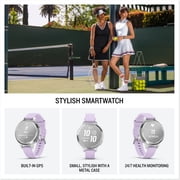 GARMIN Lily 2 Active Silver with Purple Jasmine Silicone Band Smartwatch (010-02891-01)