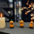 thumbnail image 5 of Halloween New Pumpkin Family Garden Decor, Resin Figurine Set of Adorable Pumpkin People Statues for Tabletop Shelf Entryway Patio Fall Home Accent, 5 of 5