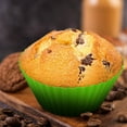 thumbnail image 4 of COM1950s Silicone Muffin Pan/Cups-Silicone Molds,3 in Jumbo Silicone Baking Cups Reusable Cupcake Liners Nonstick Large Cake Cups Set Stand Alone Cupcake Holder,10 Pack Auto Cup Holder Liner, 4 of 7