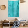 thumbnail image 2 of Abstract Tapestry, Abstract Stripes Pattern Digital Image in Different Style Print, Wall Hanging for Bedroom Living Room Dorm Decor, 40W X 60L Inches, Pale Blue and Kelly Green, by Ambesonne, 2 of 5