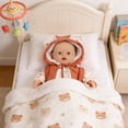 thumbnail image 6 of Gqtwoy Reborn Doll Clothes, Warm Hooded Jacket, Two-Piece Outfit, Winter Spring Fashion for 18 Inch Dolls, Cute Bear-Ear Design, Doll Accessory, 6 of 6