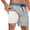 Z56-Grey, variant on CHENge Shorts for Men Lightweight Solid Color Quick Dry Vacation Beach Shorts with Soft Mesh Lining Anti-Chafe Beach Wear