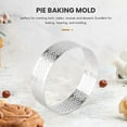 thumbnail image 2 of 20Pcs Circular Tart Rings with Holes Stainless Steel Fruit Pie Quiches Cake Mousse Mold Kitchen Baking Mould 7cm, 2 of 10