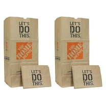 Lawn Bags 30 Gallon - 30 Pack Biodegradable Paper Yard Waste Bags, Tear Resistant, Heavy Duty for Leaves, Grass Clippings & Garden Debris