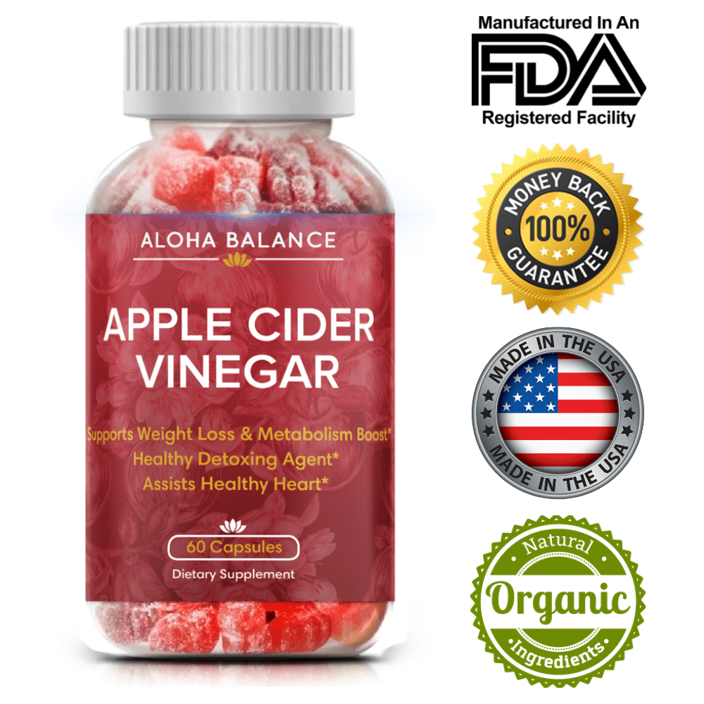 Apple Cider Vinegar Gummies Promotes Weight Loss Acid Reflux