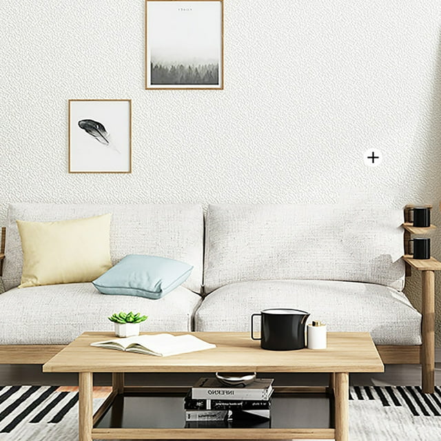 Papel pintado autoadhesivo impermeable y grueso de 50 x 1000 cm para dormitorio y sala de estar cálida, papel tapiz de fondo.