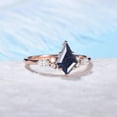 thumbnail image 6 of 21 CT Kite Cut Lab-Created Blue Sandstone and Diamond Wedding Promise Ring in 925 Sterling Silver – Elegant Jewelry for Women, Unique Engagement Ring, 6 of 6