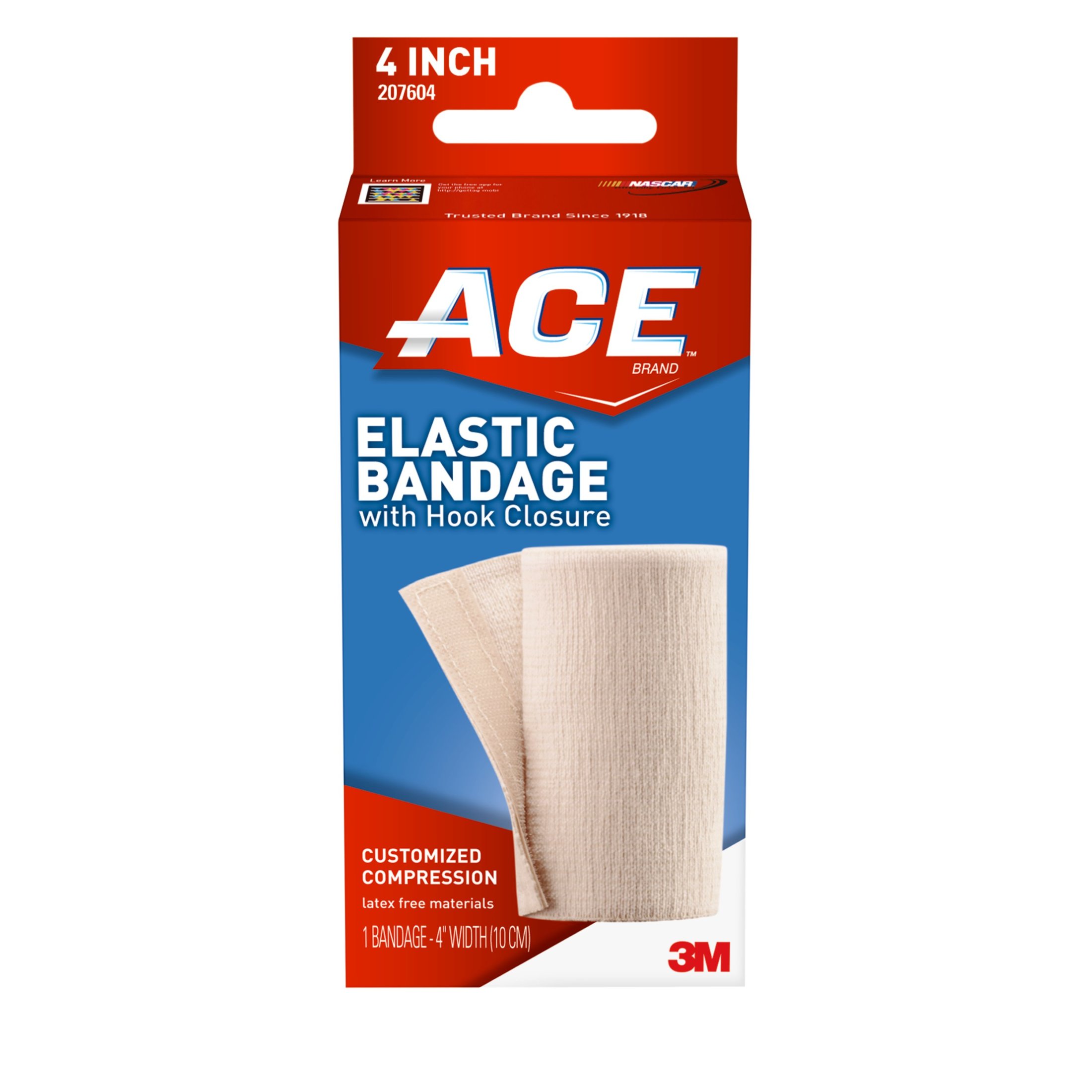 ACE Brand Elastic Bandage W/ hook closure, Size 4 in., Arm or Leg Sling