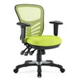 thumbnail image 1 of Modway Articulate Chaise de Bureau en Maille, Réglable de 19,5 à 24 Pouces, Vert, 1 of 11