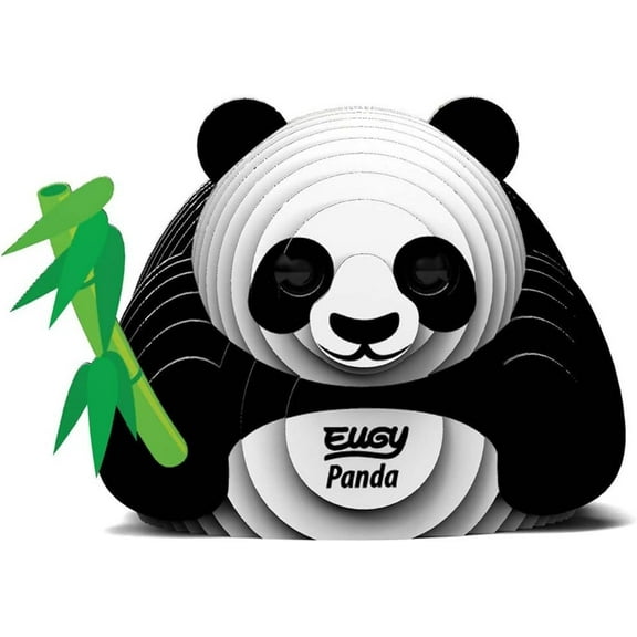 EUGY Panda 3D Cardboard Model Kit #13