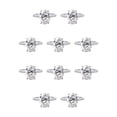 thumbnail image 2 of Sonducket Anillos de boda de moda: brillo brillante en el día de la boda Anillos de aleación de alta para mujeres Anillo de compromiso de plata plata número 10.1 10Conjunto, 2 of 6