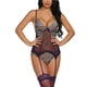 thumbnail image 3 of Gibobby Lenceria mujer sexy Ropa Dormir Mujer Sexy Accesorios erotico Ropa Sexi para Mujer lencería de Princesa Brasier y calzon Mujer Tanga Sexy Mujer(Morado, G), 3 of 5