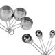 thumbnail image 2 of Tazas y s medidoras de acero inoxidable Utensilios para hornear de cocina Plata Sunnimix Cucharas medidoras tazas, 2 of 5