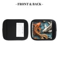 thumbnail image 4 of Yiaed Colorful Koi Fish Art Print Luggage Handles Wrap Grips 2 Packs – Suitcase Identifiers Tags Travel Accessories Grip, 4 of 9