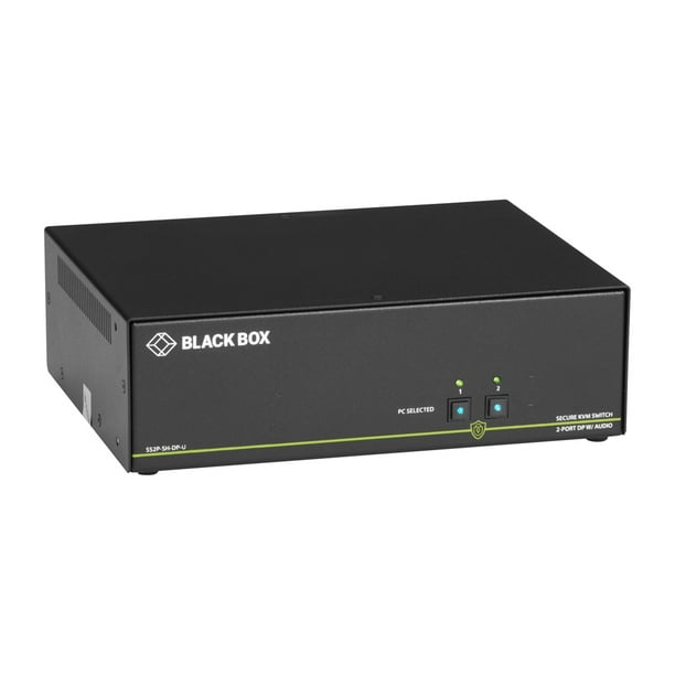 Belkin Universal Secure KVM Switch, 2 Port, Dual Head